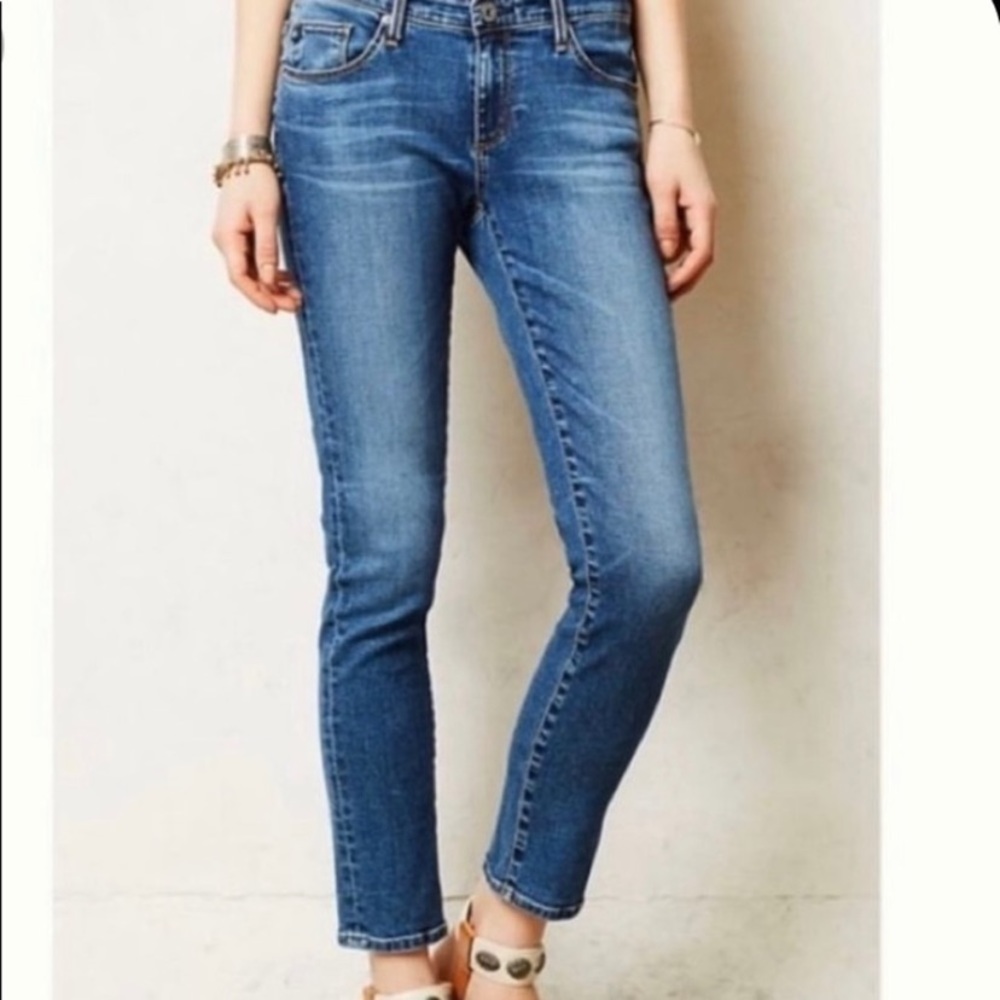 AG Adriano Goldschmied Skinny Jeans Farrah high rise dark wash women's Size 26R